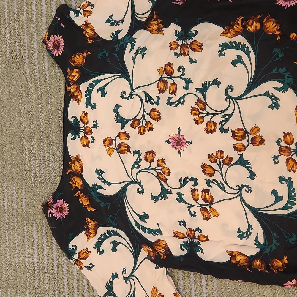 Maeve Silk Floral Top Size 4 - Picture 3 of 15